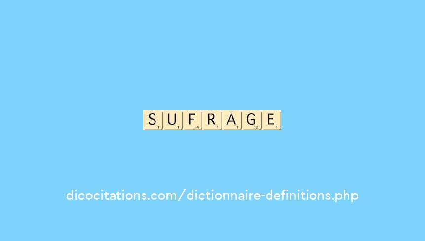 soufrage