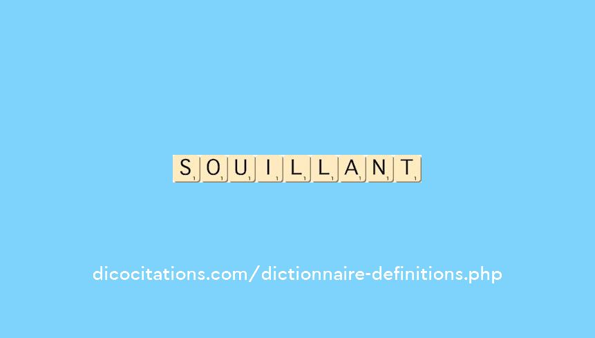 souillant souillant