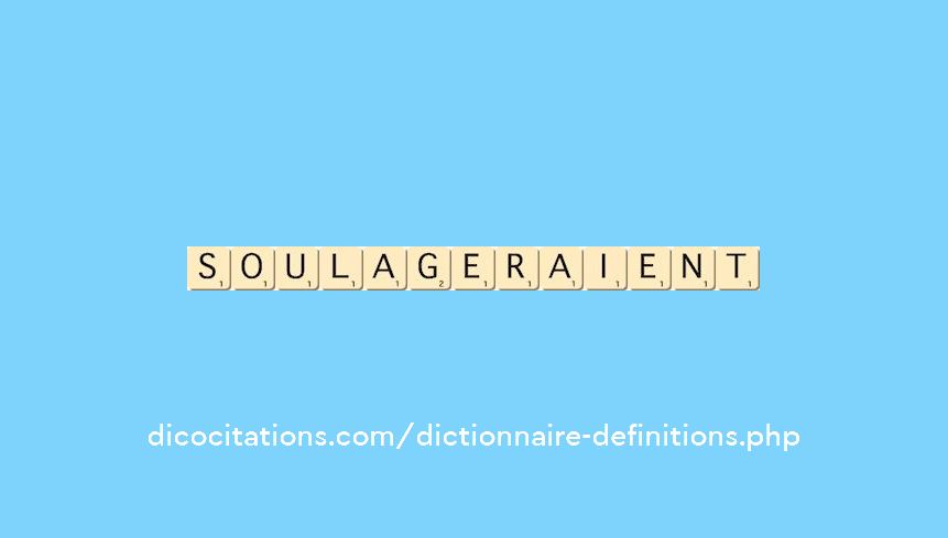 soulageraient soulageraient