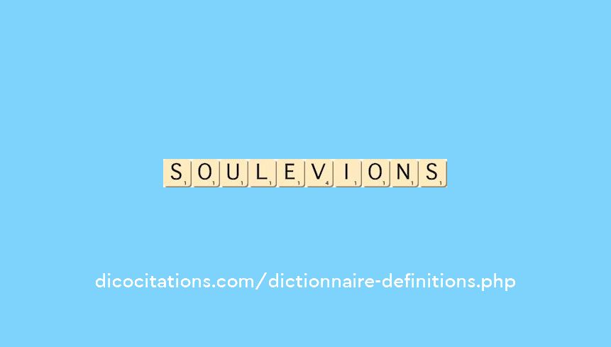 soulevions soulevions