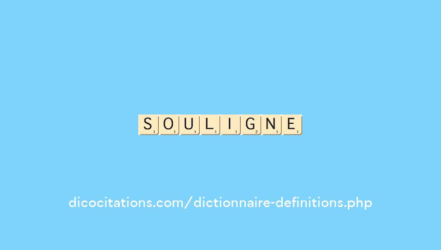 souligne souligne