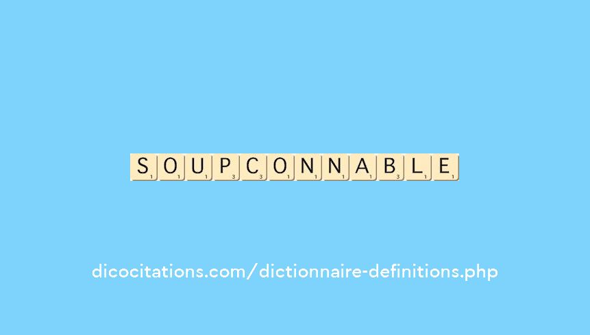 soupconnable