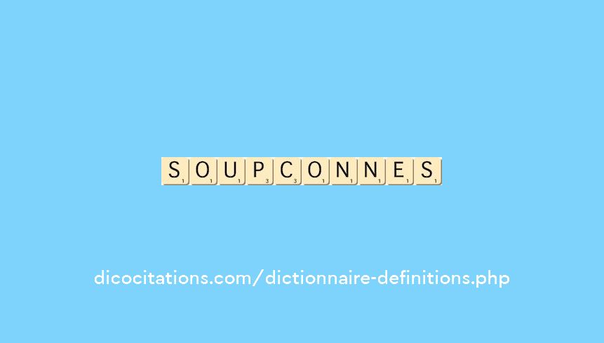 soupconnes