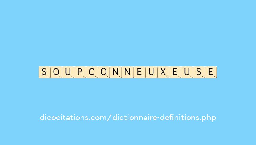 soupconneux--euse