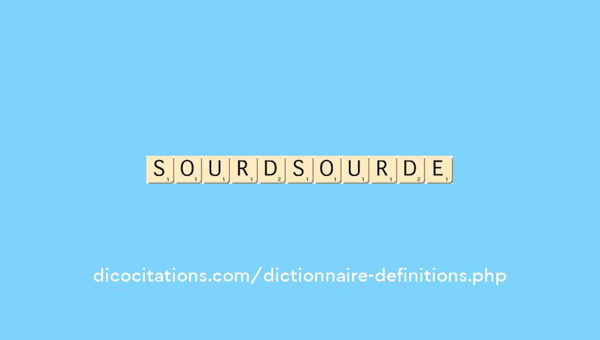 sourd--sourde