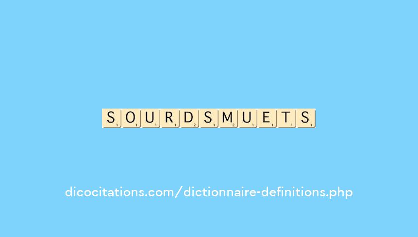 sourds-muets sourds-muets
