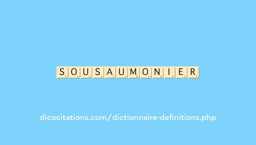 sous-aumonier