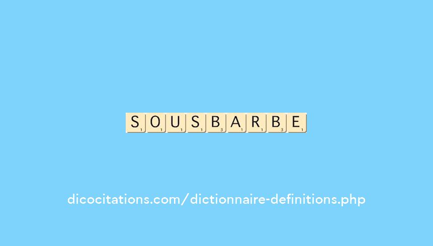 sous-barbe
