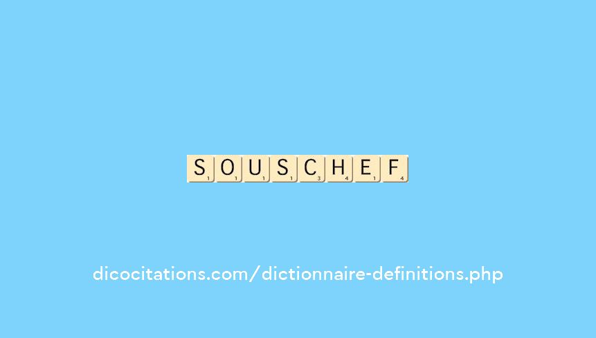 sous-chef