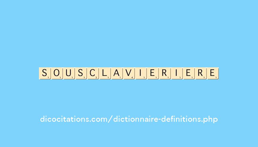 sous-clavier--iere