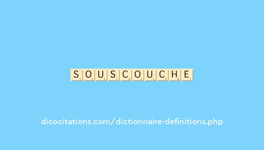 sous-couche sous-couche