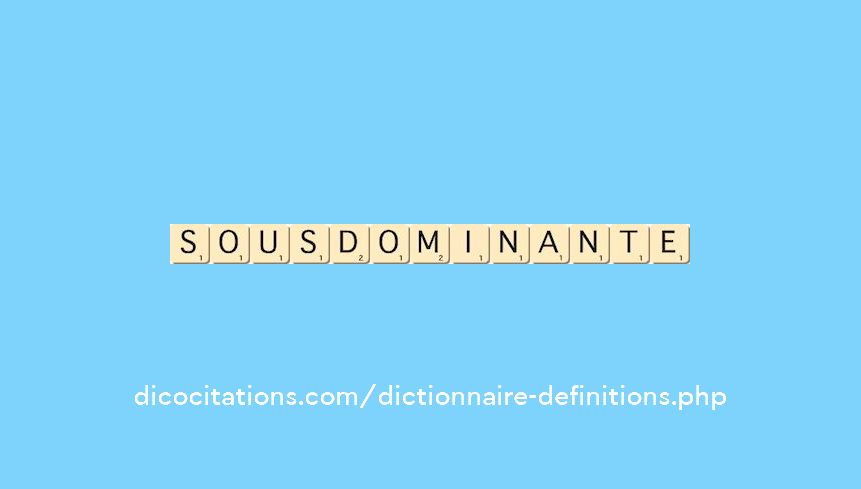 sous-dominante