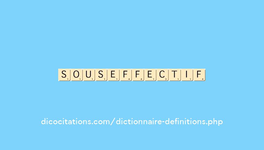 sous-effectif sous-effectif
