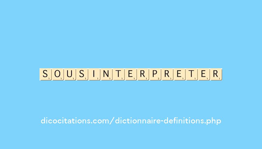 sous-interpreter