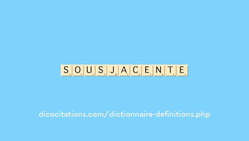 sous-jacente