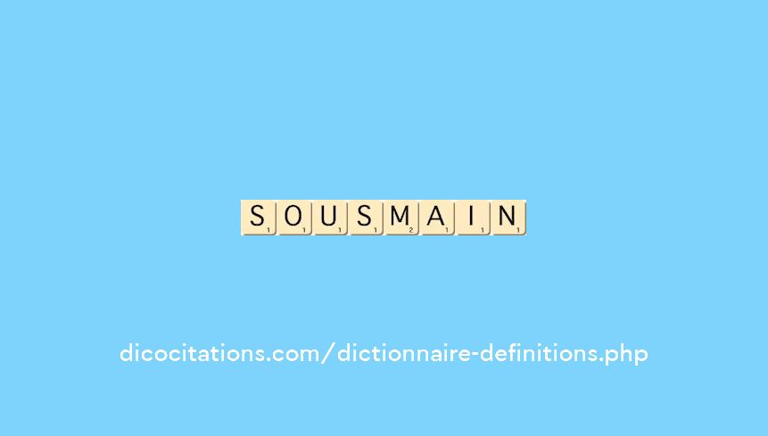 sous-main