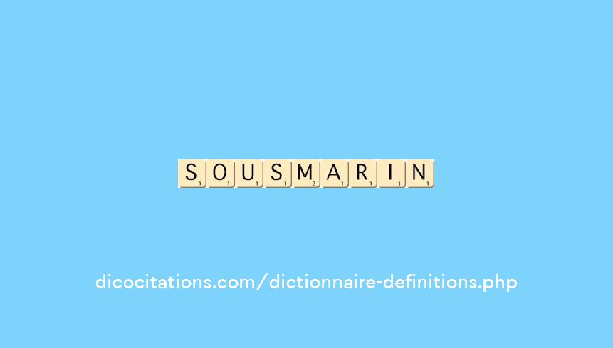 sous-marin sous-marin
