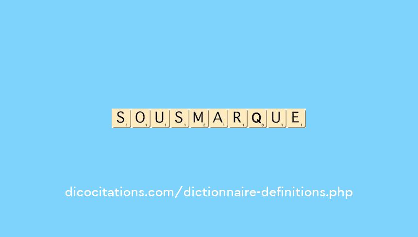 sous-marque sous-marque