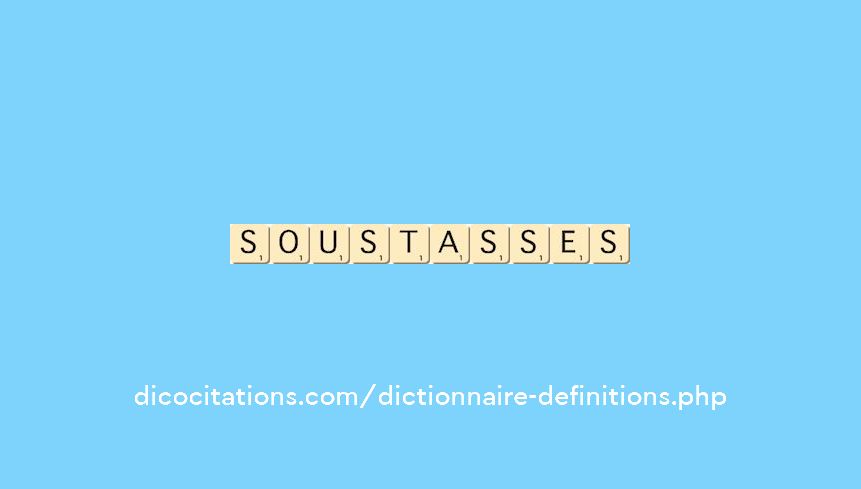 sous-tasses sous-tasses