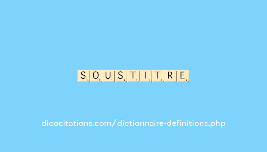 sous-titre