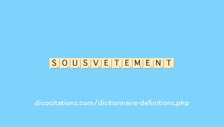 sous-vetement sous-vetement