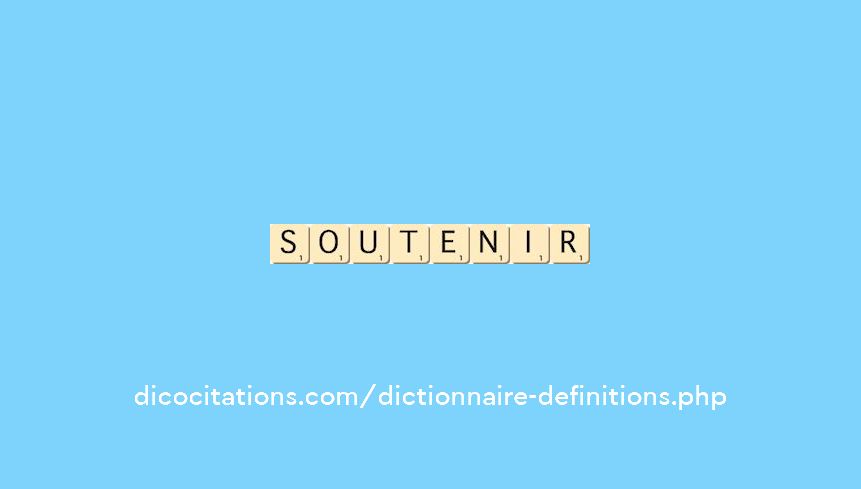 soutenir