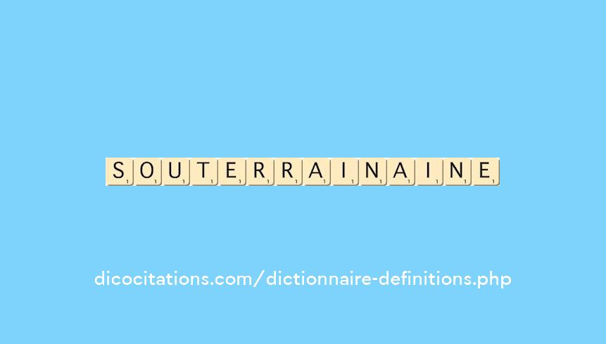 souterrain--aine