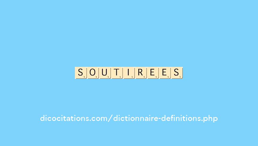 soutirees soutirees