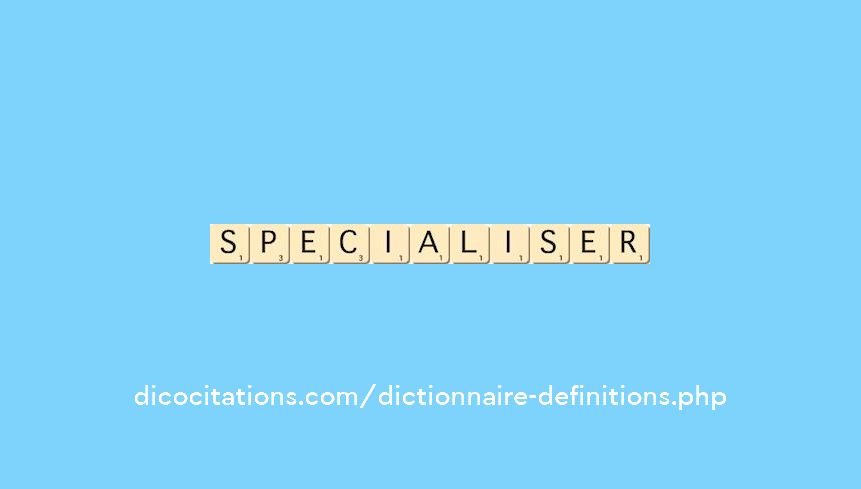 specialiser