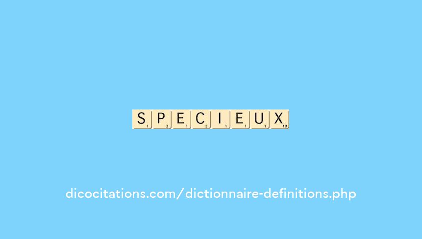 specieux specieux