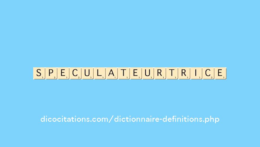 speculateur--trice
