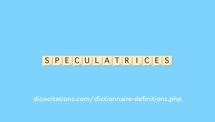 speculatrices speculatrices