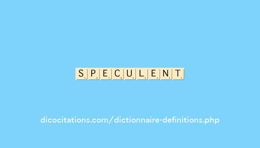 speculent speculent