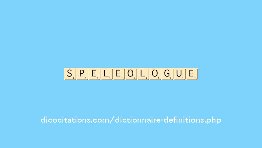 speleologue speleologue