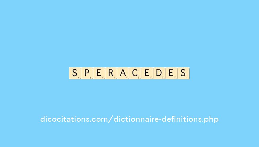 speracedes