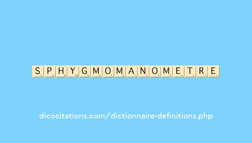 sphygmomanometre sphygmomanometre