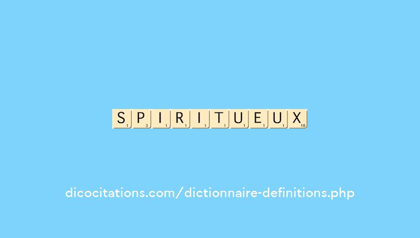 spiritueux spiritueux