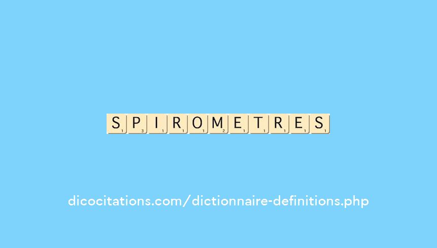 spirometres spirometres