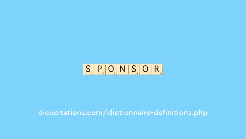 sponsor sponsor