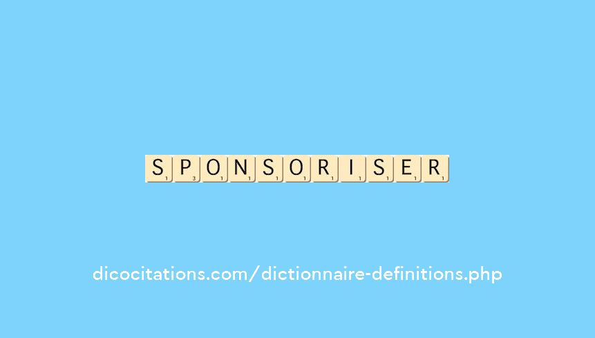 sponsoriser