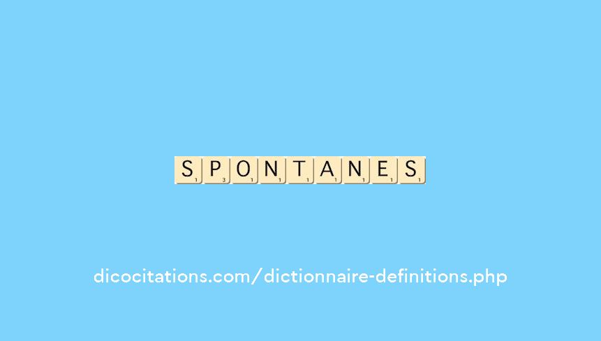 spontanes spontanes