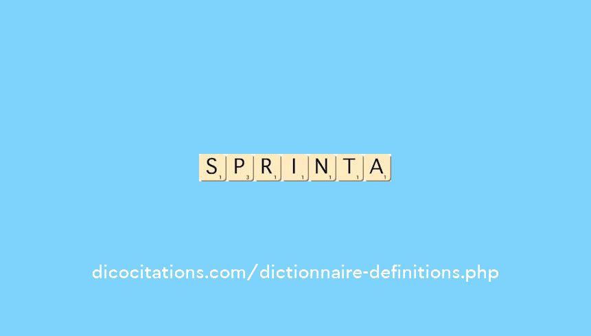 sprinta sprinta
