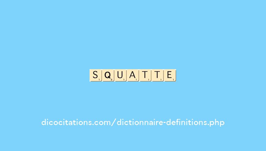 squatte squatte