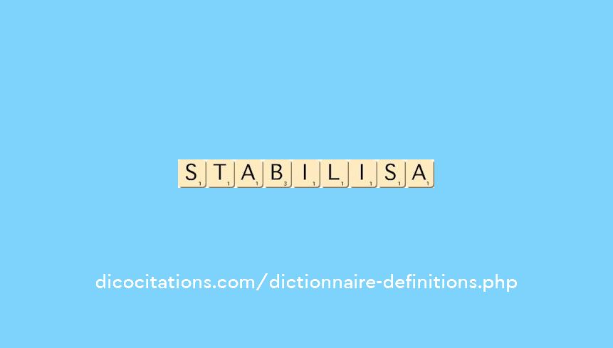 stabilisa stabilisa