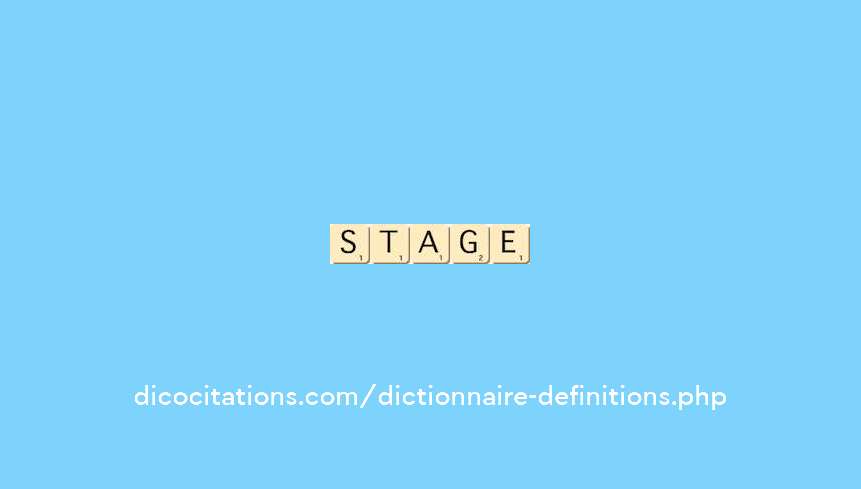 stage