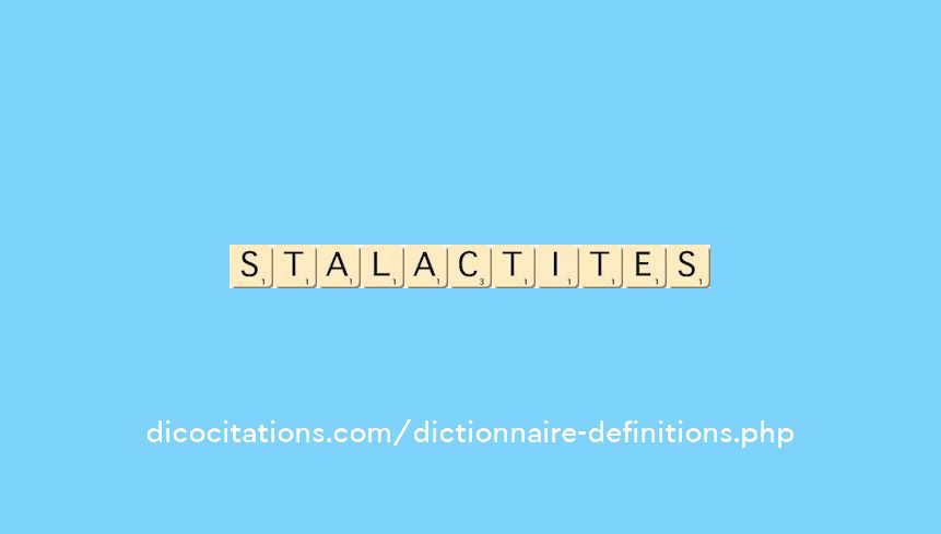 stalactites stalactites