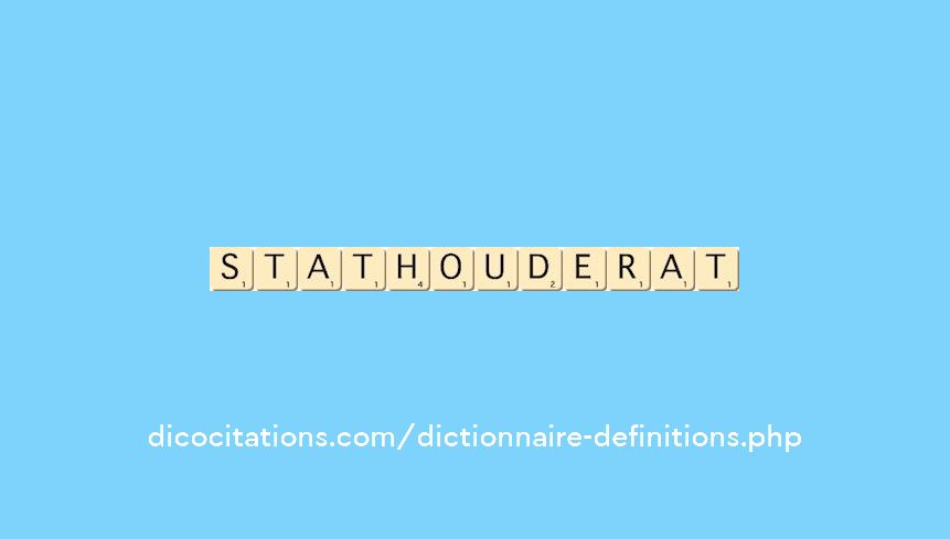 stathouderat