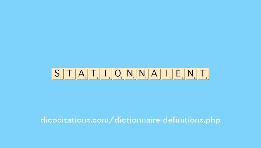 stationnaient