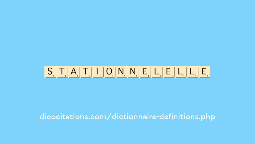 stationnel--elle
