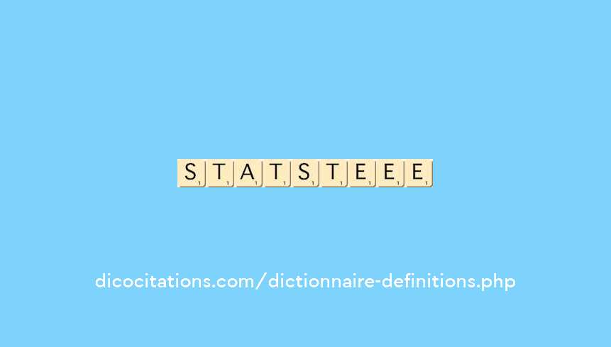 statisticien--ienne